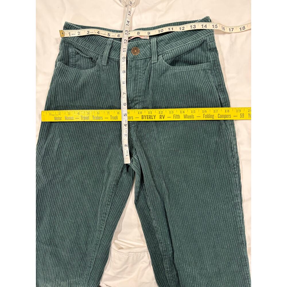 Green Wide Corduroy Pants Size 11/30W - Picture 6 of 6